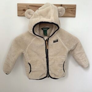 Toddlers' L.L.Bean Hi-Pile Fleece Jacket - Natural 2T